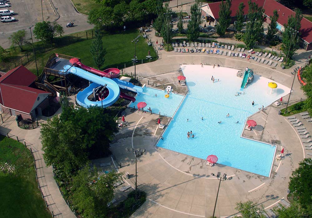 Aerial View of Dragonland Water Park